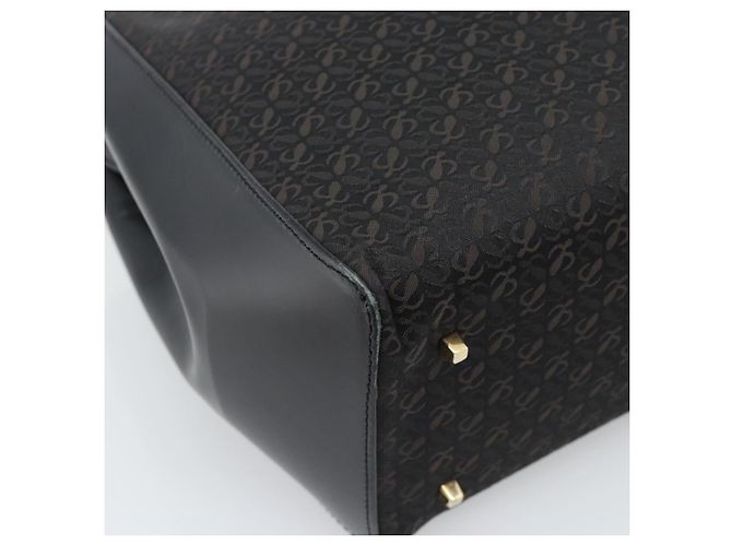 Borsa Tote LOEWE in tela nera e oro Auth ka4789 Nero D'oro - vista 16