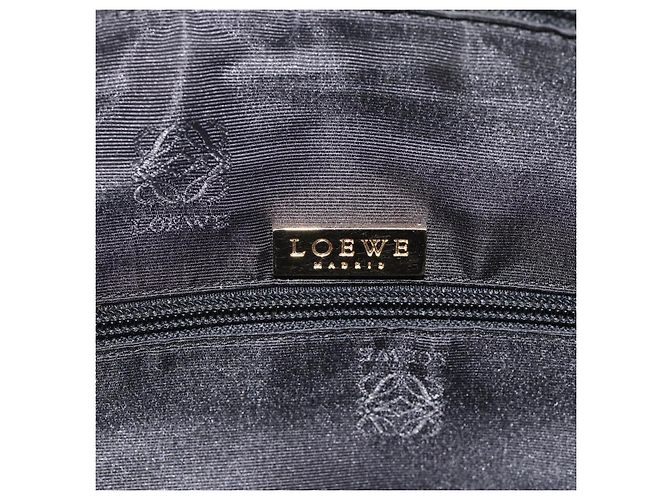 Borsa Tote LOEWE in tela nera e oro Auth ka4789 Nero D'oro - vista 17