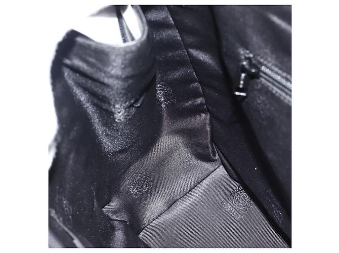 Borsa Tote LOEWE in tela nera e oro Auth ka4789 Nero D'oro - vista 19