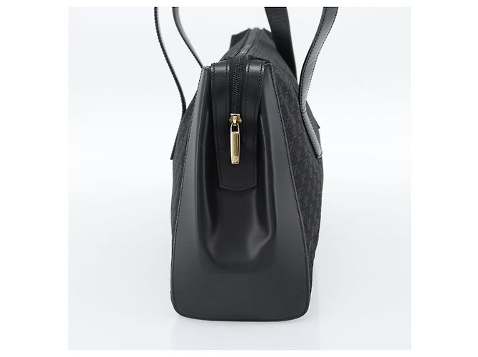 Borsa Tote LOEWE in tela nera e oro Auth ka4789 Nero D'oro - vista 3