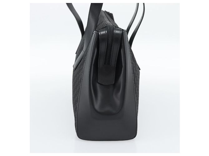 Borsa Tote LOEWE in tela nera e oro Auth ka4789 Nero D'oro - vista 4