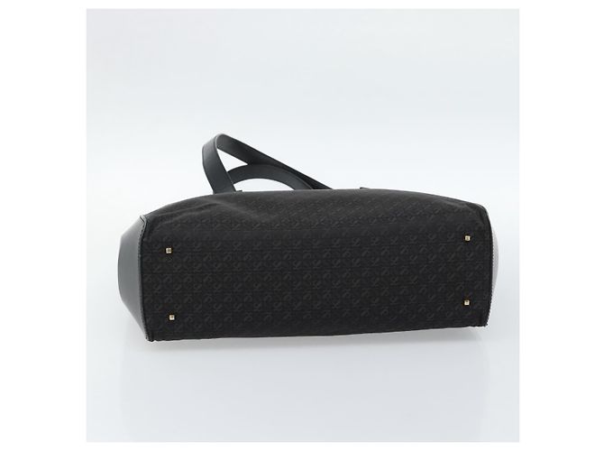 Borsa Tote LOEWE in tela nera e oro Auth ka4789 Nero D'oro - vista 5