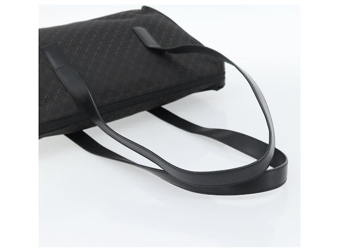 Borsa Tote LOEWE in tela nera e oro Auth ka4789 Nero D'oro - vista 7