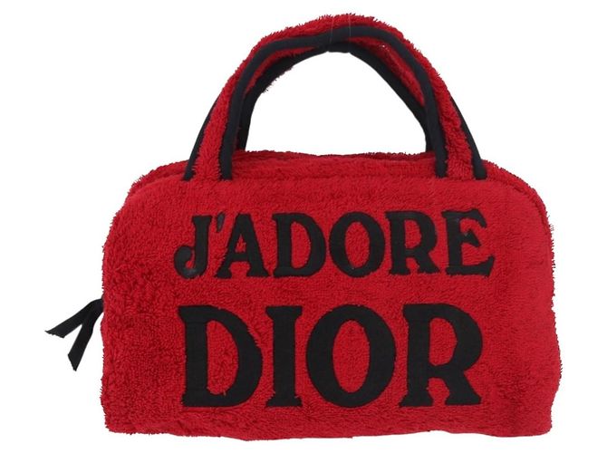 Borsa Christian Dior Pile Red Auth SW2351V Rosso - vista 13