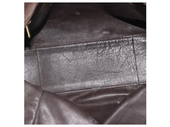 Borsa LOEWE Amazona 30 in scamosciato beige oro Autentica 186835 D'oro - vista 10