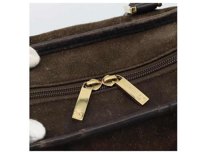 Borsa LOEWE Amazona 30 in scamosciato beige oro Autentica 186835 D'oro - vista 17