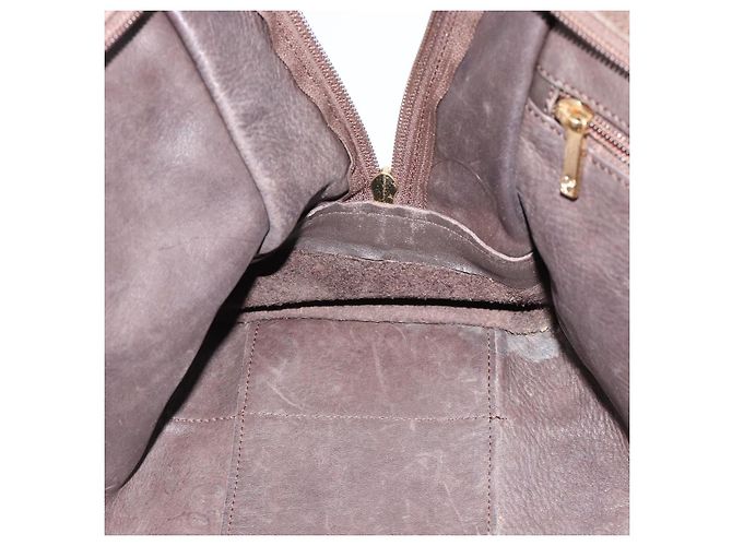 Borsa LOEWE Amazona 30 in scamosciato beige oro Autentica 186835 D'oro - vista 20