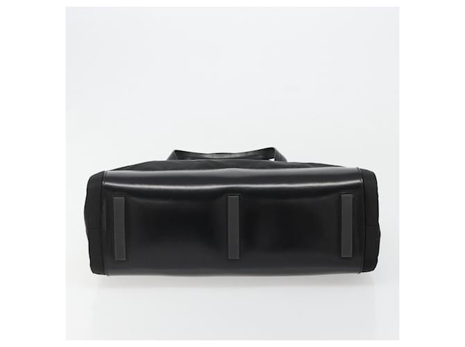 Borsa PRADA in nylon nero argento Auth ka4784A - vista 5