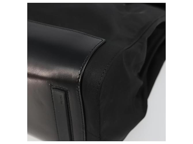 Borsa PRADA in nylon nero argento Auth ka4784A - vista 9