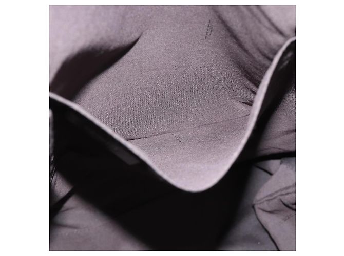 FENDI Borsa a mano Mamma Baguette in tela Zucca PVC Grigio Argento Auth 185974 Marrone - vista 24