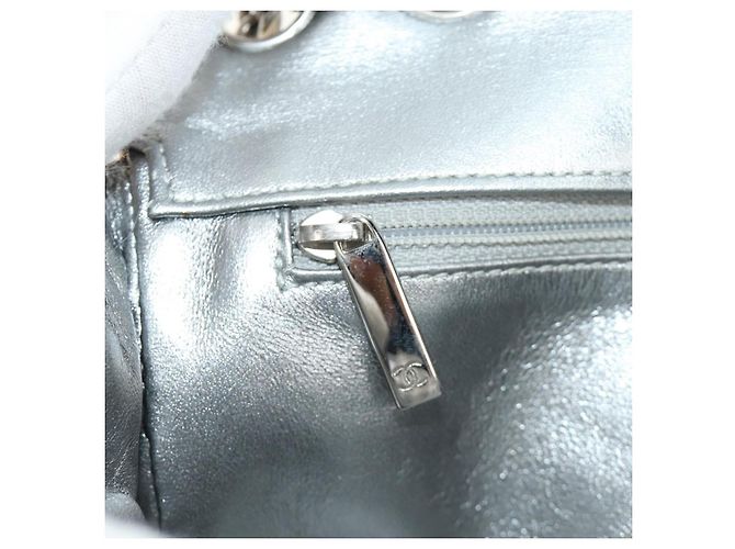 CHANEL Chain Matelasse 23 Schultertasche Tweed Rosa Silber CC Auth 185953SAM Pink - Ansicht 27
