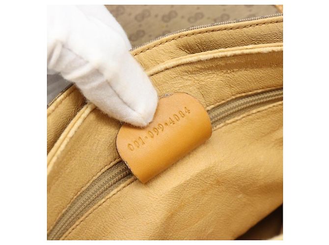 Borsa a tracolla GUCCI Micro GG Supreme PVC Beige Gold 001 099 4084 Auth BA13452 D'oro - vista 12