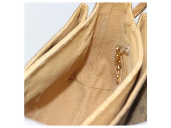 Borsa a tracolla GUCCI Micro GG Supreme PVC Beige Gold 001 099 4084 Auth BA13452 D'oro - vista 19