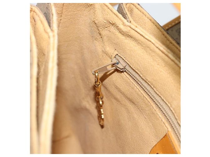 Borsa a tracolla GUCCI Micro GG Supreme PVC Beige Gold 001 099 4084 Auth BA13452 D'oro - vista 20