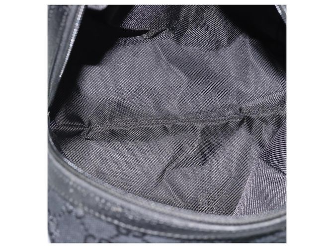 Borsa a mano GUCCI GG Canvas Nera 124542 Auth 185964A Nero - vista 11