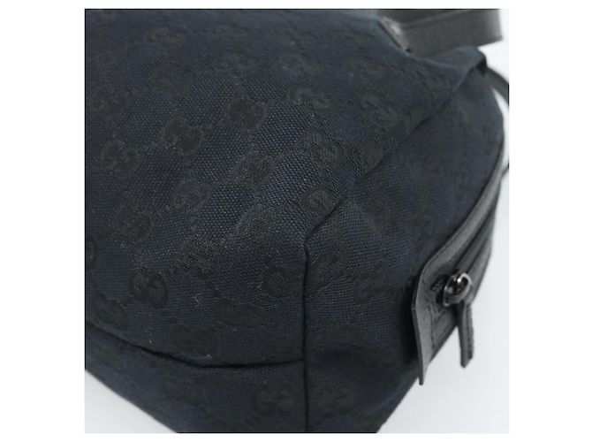 Borsa a mano GUCCI GG Canvas Nera 124542 Auth 185964A Nero - vista 15