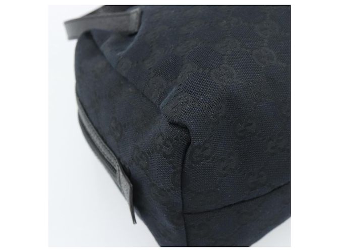 Borsa a mano GUCCI GG Canvas Nera 124542 Auth 185964A Nero - vista 16