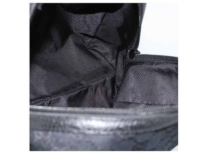 Borsa a mano GUCCI GG Canvas Nera 124542 Auth 185964A Nero - vista 18