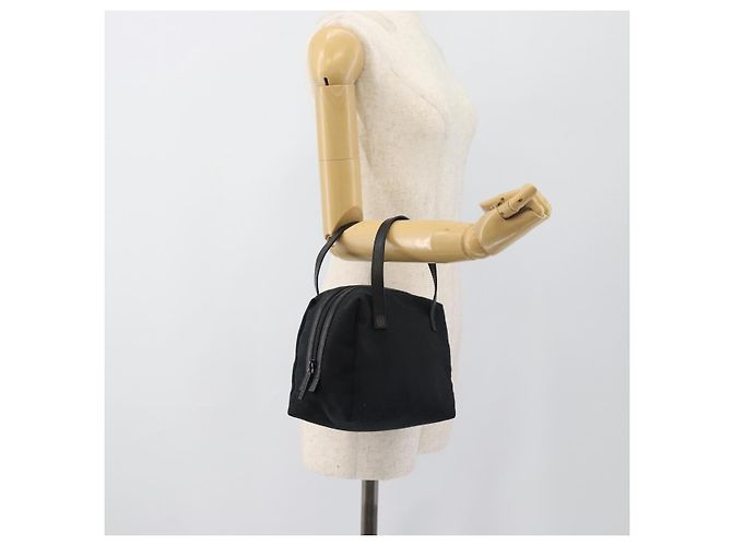 Borsa a mano GUCCI GG Canvas Nera 124542 Auth 185964A Nero - vista 20