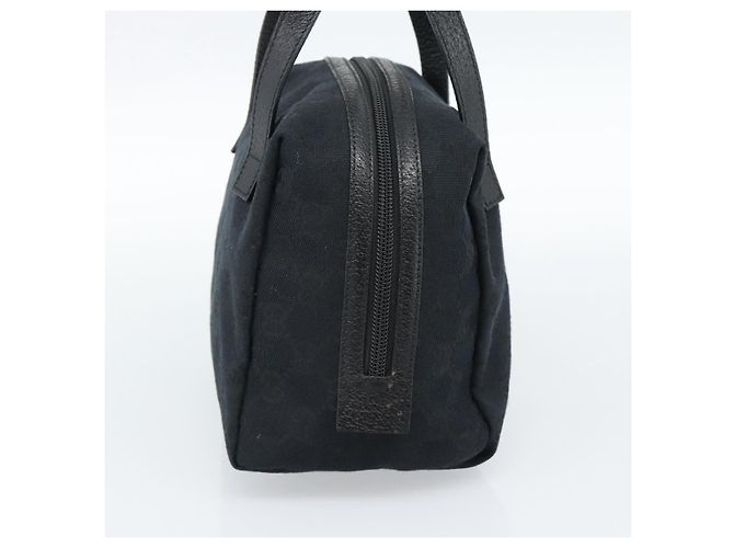 Borsa a mano GUCCI GG Canvas Nera 124542 Auth 185964A Nero - vista 4
