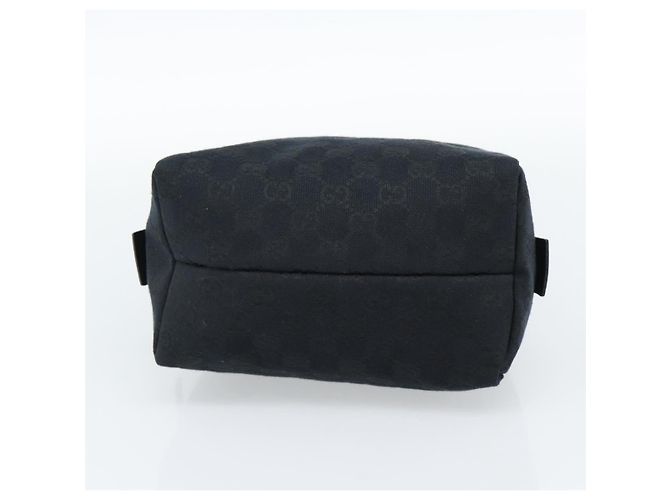 Borsa a mano GUCCI GG Canvas Nera 124542 Auth 185964A Nero - vista 5