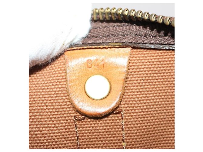 LOUIS VUITTON Monogram Keepall 50 Boston Bag M41426 LV Auth 182626 Monogramma - vista 11