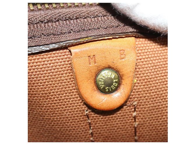 LOUIS VUITTON Monogram Keepall 50 Boston Bag M41426 LV Auth 182626 Monogramma - vista 12