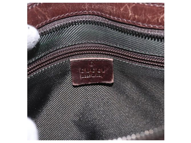 Borsa a Spalla GUCCI GG Supreme PVC Beige Argento 92560 Auth 186848 - vista 19