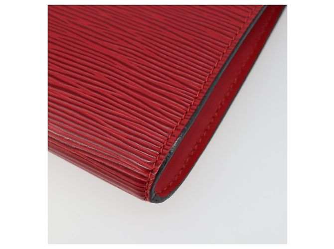 LOUIS VUITTON Epi Pochette Accessoires Cartera Roja M52947 LV Auth 184334 - vista 16
