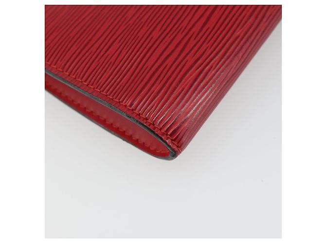 LOUIS VUITTON Epi Pochette Accessoires Cartera Roja M52947 LV Auth 184334 - vista 17