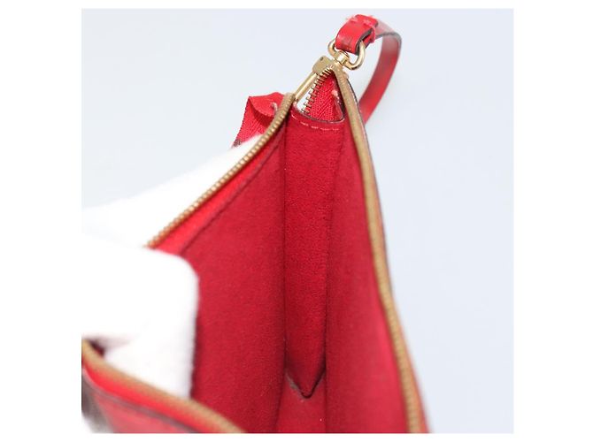 LOUIS VUITTON Epi Pochette Accessoires Cartera Roja M52947 LV Auth 184334 - vista 18
