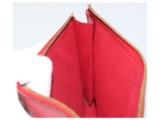LOUIS VUITTON Epi Pochette Accessoires Cartera Roja M52947 LV Auth 184334 - vista 19