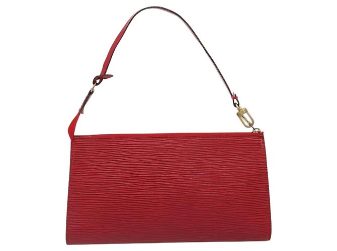 LOUIS VUITTON Epi Pochette Accessoires Cartera Roja M52947 LV Auth 184334 - vista 2