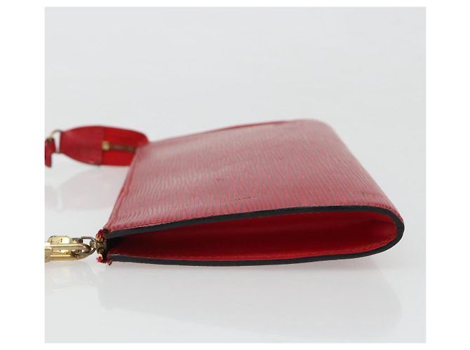 LOUIS VUITTON Epi Pochette Accessoires Cartera Roja M52947 LV Auth 184334 - vista 4