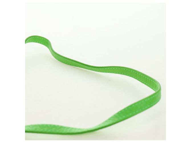 BALENCIAGA Bolso Mini Le Cagole de cuero con cadena 2way Verde 695814 Auth 185445M - vista 15