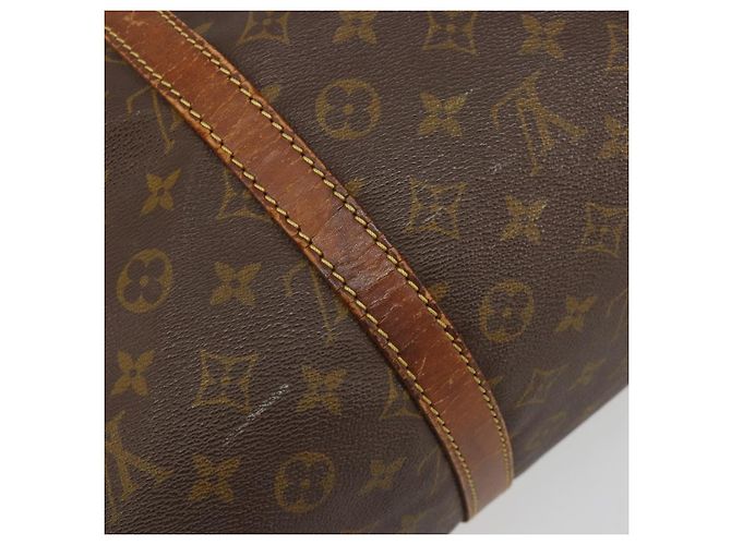LOUIS VUITTON Monogram Sac Souple 35 Boston Bag M41626 LV Auth 184953 Monogramma - vista 10