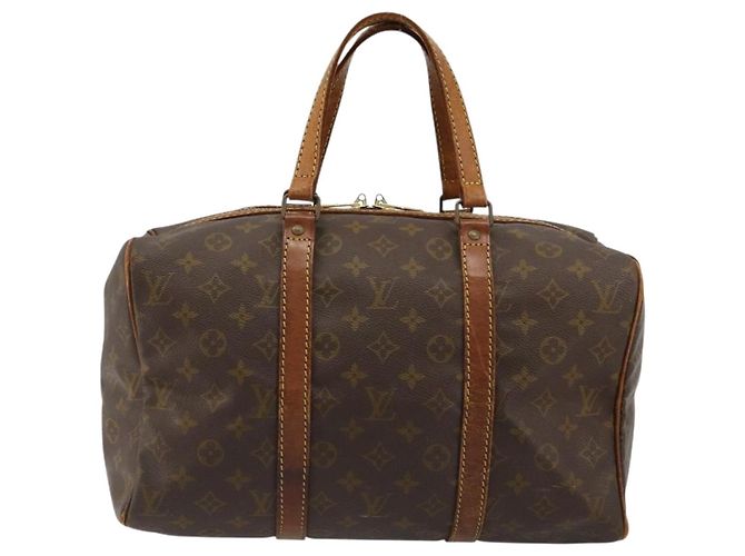 LOUIS VUITTON Monogram Sac Souple 35 Boston Bag M41626 LV Auth 184953 Monogramma - vista 13