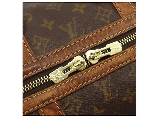 LOUIS VUITTON Monogram Sac Souple 35 Boston Bag M41626 LV Auth 184953 Monogramma - vista 17