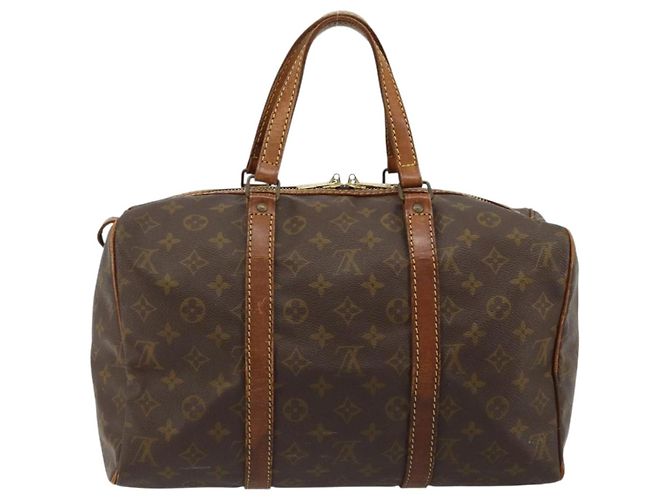 LOUIS VUITTON Monogram Sac Souple 35 Boston Bag M41626 LV Auth 184953 Monogramma - vista 2