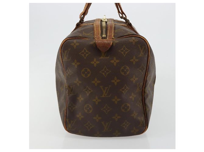LOUIS VUITTON Monogram Sac Souple 35 Boston Bag M41626 LV Auth 184953 Monogramma - vista 3