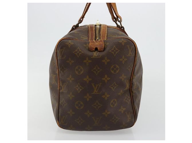 LOUIS VUITTON Monogram Sac Souple 35 Boston Bag M41626 LV Auth 184953 Monogramma - vista 4
