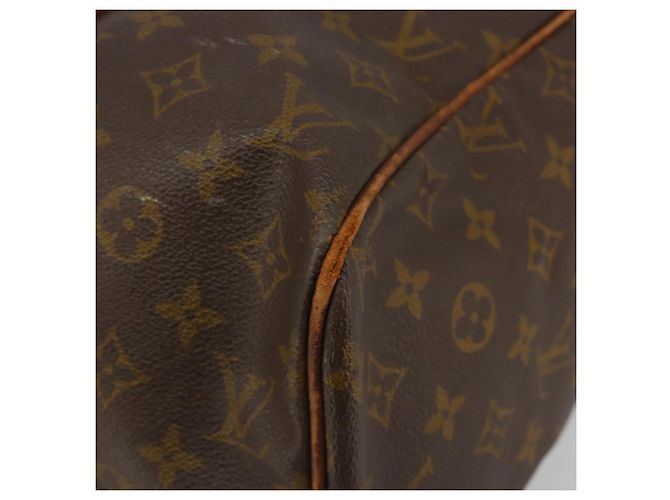 LOUIS VUITTON Monogram Sac Souple 35 Boston Bag M41626 LV Auth 184953 Monogramma - vista 9