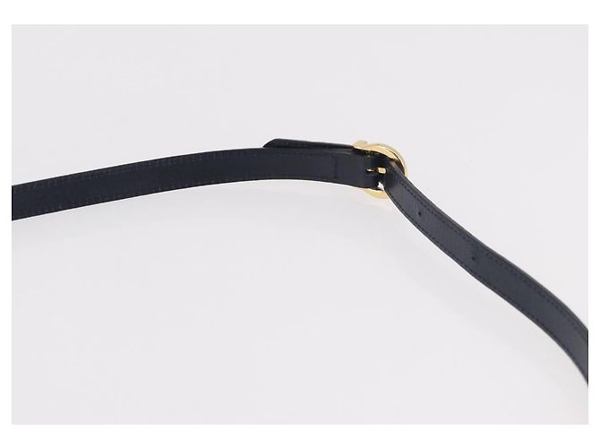 Borsa a mano Salvatore Ferragamo in pelle 2way Navy Gold Auth 185733A D'oro Blu navy - vista 15