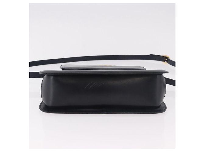 Borsa a mano Salvatore Ferragamo in pelle 2way Navy Gold Auth 185733A D'oro Blu navy - vista 5