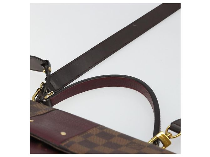 LOUIS VUITTON Damier Ebene Bond Street BB Borsa a 2 vie N64416 LV Auth ka4769A - vista 14