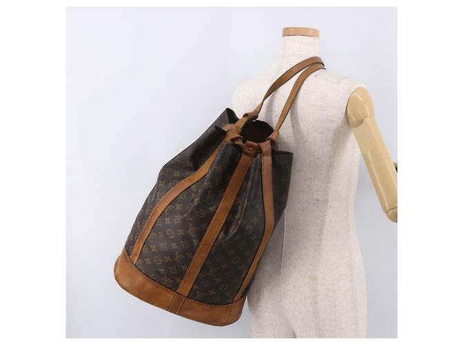 LOUIS VUITTON Borsa a Spalla Monogram Randonnee GM M42244 Autentica LV 187806 Monogramma - vista 22