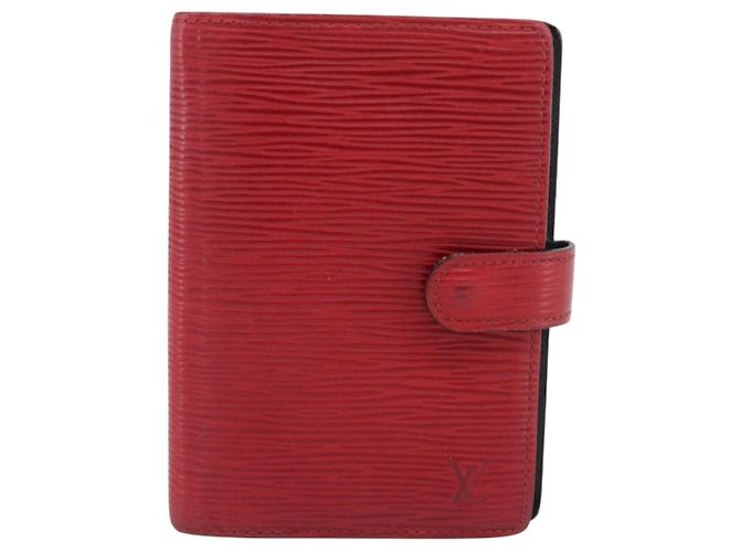 LOUIS VUITTON Epi Agenda PM Day Planner Cover Red R20057 LV Auth 187533 - vista 13