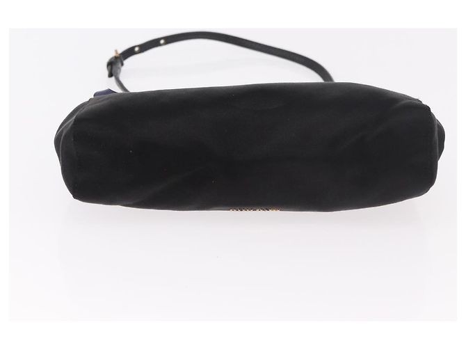 Borsa Miu Miu in raso nero e oro Auth 187043A D'oro - vista 5
