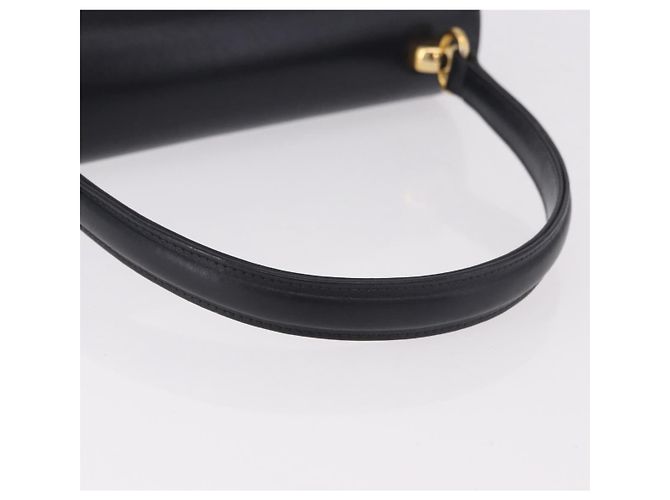 Borsa GUCCI in pelle blu navy e oro Autentica 187557A D'oro - vista 7