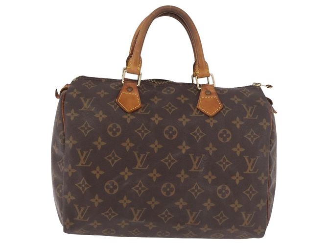 LOUIS VUITTON Borsa Monogram Speedy 30 M41526 LV Auth 186894 Monogramma - vista 13